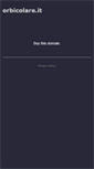 Mobile Screenshot of orbicolare.it